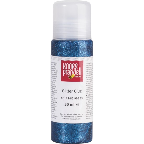 Κόλλα glitter Knorr prandell Μπλε 50ml Κόλλα glitter Knorr prandell Μπλε 50ml