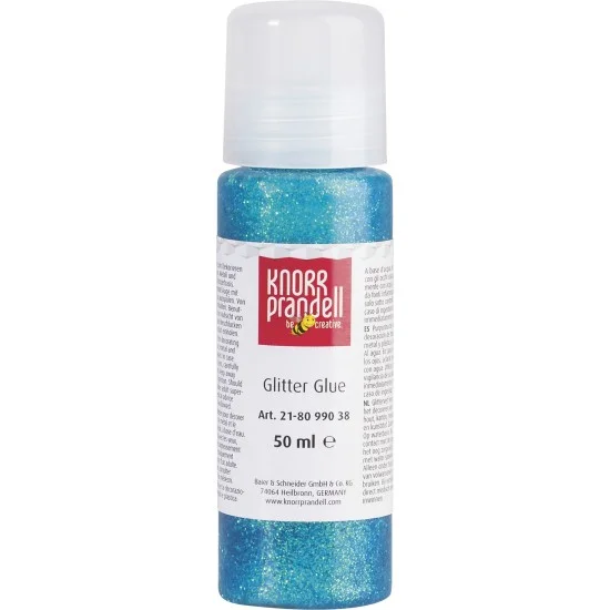 Κόλλα glitter Knorr prandell Τιρκουάζ  50m