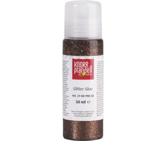 Κόλλα glitter Knorr prandell Καφέ 50ml