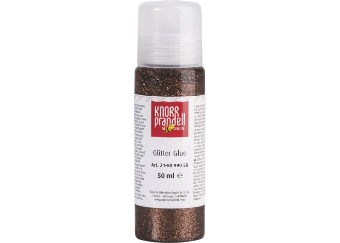 Κόλλα glitter Knorr prandell Καφέ 50ml Κόλλα glitter Knorr prandell Καφέ 50ml