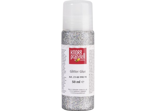 Κόλλα Glitter Knorr Prandell Ασημί ιριδίζον 50ml Κόλλα Glitter Knorr Prandell Ασημί ιριδίζον 50ml