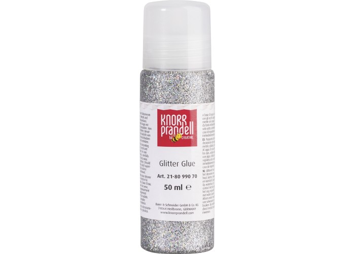 Κόλλα Glitter Knorr Prandell Ασημί ιριδίζον 50ml Κόλλα Glitter Knorr Prandell Ασημί ιριδίζον 50ml