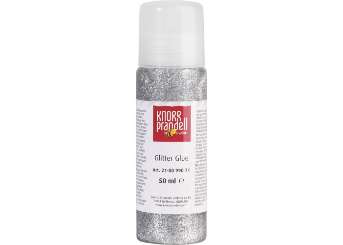 Κόλλα glitter Knorr prandell Ασημί 50ml Κόλλα glitter Knorr prandell Ασημί 50ml