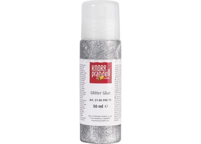 Κόλλα glitter Knorr prandell Ασημί 50ml