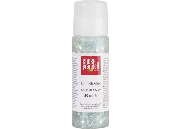 Κόλλα Glitter Knorr Prandell Confetti Ασημί Αστεράκια 50ml Κόλλα Glitter Knorr Prandell Confetti Ασημί Αστεράκια 50ml