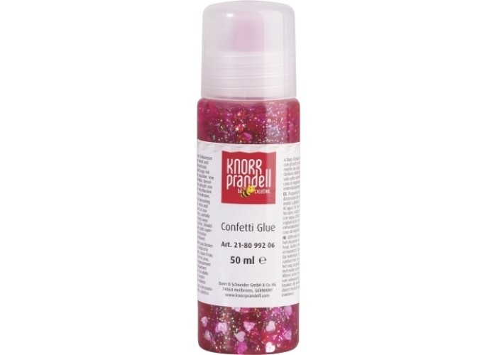 Κόλλα Glitter Knorr Prandell Confetti Καρδιές 50ml