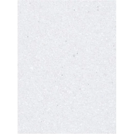 Αφρώδες φύλλο με glitter 30cm x 20cm 2mm -  Λευκό  