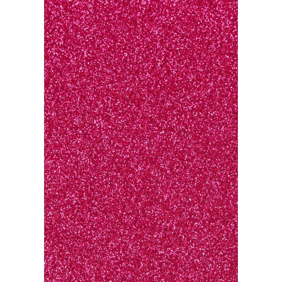 Αφρώδες φύλλο με glitter 30cm x 20cm 2mm - Hot Pink Αφρώδες φύλλο με glitter 30cm x 20cm 2mm - Hot Pink