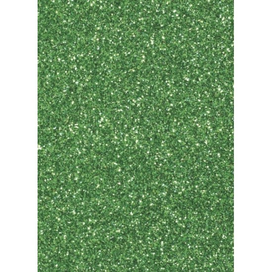 Αφρώδες φύλλο με glitter 30cm x 20cm 2mm - Πράσινο Αφρώδες φύλλο με glitter 30cm x 20cm 2mm - Πράσινο
