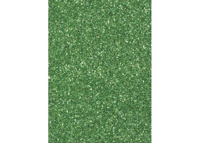 Αφρώδες φύλλο με glitter 30cm x 20cm 2mm - Πράσινο Αφρώδες φύλλο με glitter 30cm x 20cm 2mm - Πράσινο