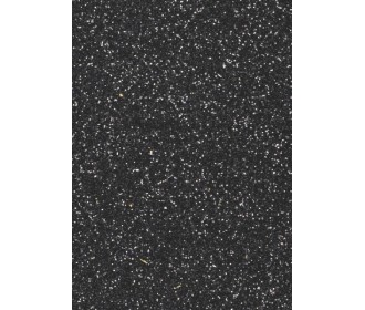 Αφρώδες φύλλο με glitter 30cm x 20cm  2mm - Μαύρο Αφρώδες φύλλο με glitter 30cm x 20cm  2mm - Μαύρο