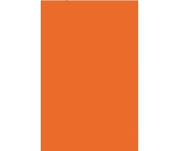 Τσόχα 1mm 20x30 μαλακή ποιότητα - Πορτοκαλί