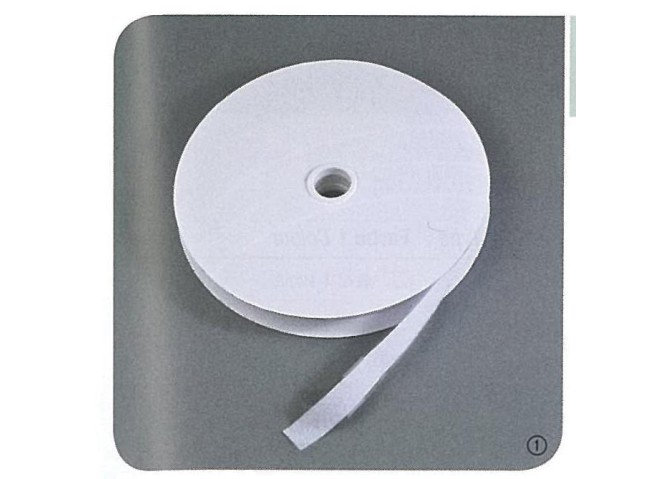 Velcro ταινία αυτοκόλλητη λευκή,16mm, 25μέτρα Velcro ταινία αυτοκόλλητη λευκή,16mm, 25μέτρα