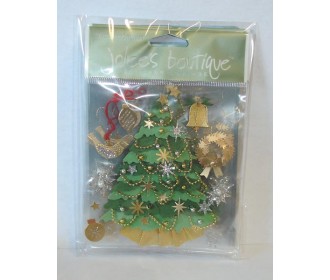 ΑΝΑΓΛΥΦΑ ΑΥΤΟΚΟΛΛΗΤΑ ΣΕΤ ΧΡΙΣΤΟΥΓΕΝΝΙΑΤΙΚΟ ΔΕΝΤΡΟ