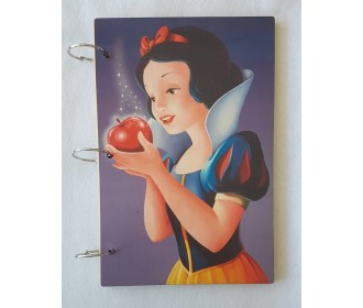 Βιβλίο Ευχών Χιονάτη Με Έγχρωμη Εκτύπωση Σε Ξύλο 30cm 15φύλλα ( 30 σελίδες) + διακοσμητικό όνομα + Κάνε μια ευχή Βιβλίο Ευχών Χιονάτη Με Έγχρωμη Εκτύπωση Σε Ξύλο 30cm 15φύλλα ( 30 σελίδες) + διακοσμητικό όνομα + Κάνε μια ευχή