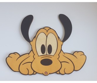 Pluto εκτύπωση σε ξύλο Pluto εκτύπωση σε ξύλο