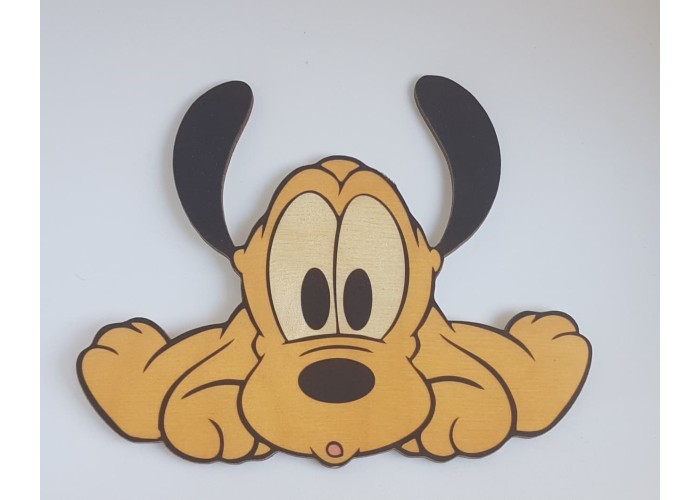 Pluto εκτύπωση σε ξύλο Pluto εκτύπωση σε ξύλο