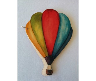 Βιβλίο Ευχών Αερόστατο #2 Με Έγχρωμη Εκτύπωση Σε Ξύλο 30cm 15φύλλα ( 30 σελίδες) + διακοσμητικό όνομα + Κάνε μια ευχή Βιβλίο Ευχών Αερόστατο #2 Με Έγχρωμη Εκτύπωση Σε Ξύλο 30cm 15φύλλα ( 30 σελίδες) + διακοσμητικό όνομα + Κάνε μια ευχή