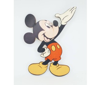 Mickey #3 εκτύπωση σε ξύλο