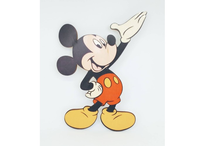 Mickey #3 εκτύπωση σε ξύλο