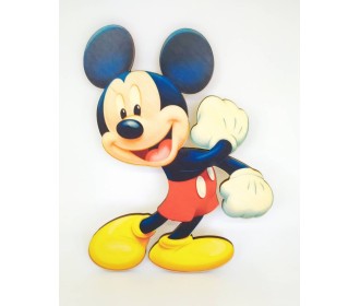 Mickey #4 εκτύπωση σε ξύλο