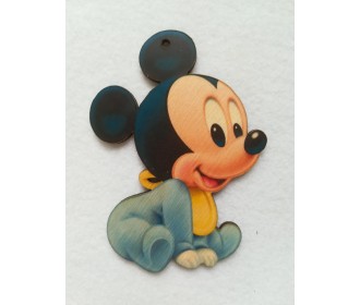 Mickey #7 εκτύπωση σε ξύλο