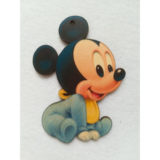 Mickey #7 εκτύπωση σε ξύλο
