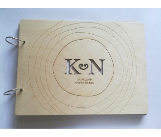 Βιβλίο Ευχών Γάμου  30cm 15 φύλλα ( 30 σελίδες)