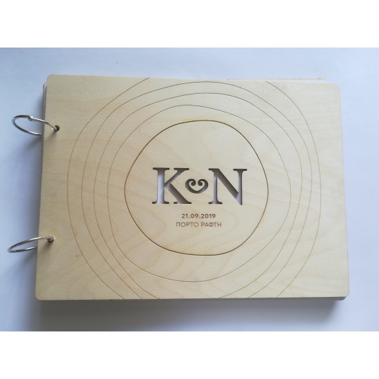 Βιβλίο Ευχών Γάμου  30cm 15 φύλλα ( 30 σελίδες)