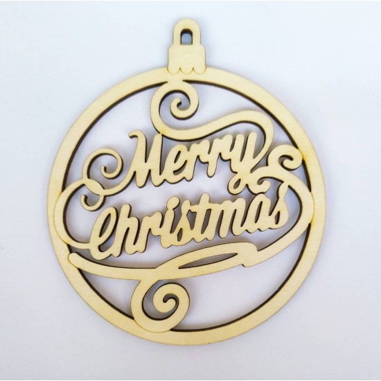 Ξύλινο διακοσμητικό Merry Christmas #1 Ξύλινο διακοσμητικό Merry Christmas #1
