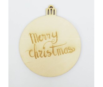 Ξύλινο διακοσμητικό Merry Christmas #2 Ξύλινο διακοσμητικό Merry Christmas #2