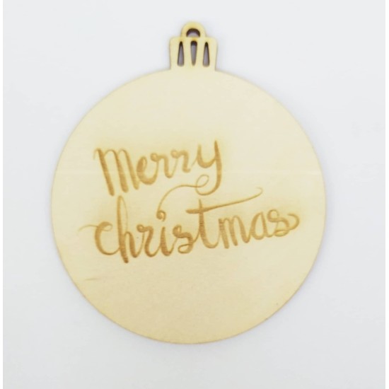 Ξύλινο διακοσμητικό Merry Christmas #2 Ξύλινο διακοσμητικό Merry Christmas #2