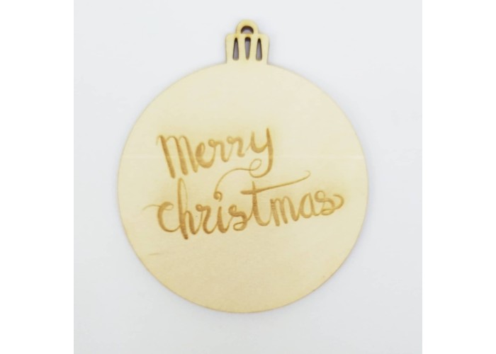 Ξύλινο διακοσμητικό Merry Christmas #2 Ξύλινο διακοσμητικό Merry Christmas #2