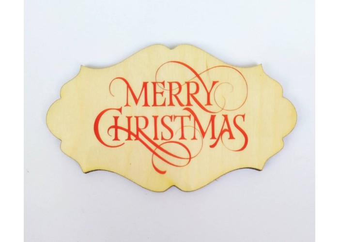 Ξύλινο διακοσμητικό Merry Christmas #3 Ξύλινο διακοσμητικό Merry Christmas #3