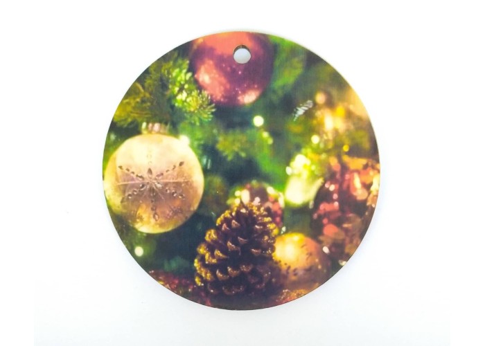 Ξύλινο Έγχρωμο διακοσμητικό στοιχείο Christmas #2 Ξύλινο Έγχρωμο διακοσμητικό στοιχείο Christmas #2