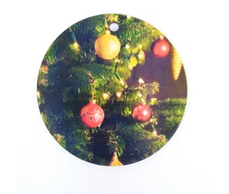 Ξύλινο Έγχρωμο διακοσμητικό στοιχείο Christmas #1 Ξύλινο Έγχρωμο διακοσμητικό στοιχείο Christmas #1