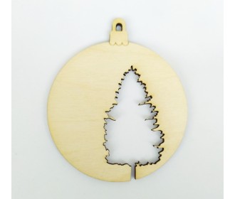Ξύλινο διακοσμητικό Christmas #8 Ξύλινο διακοσμητικό Christmas #8