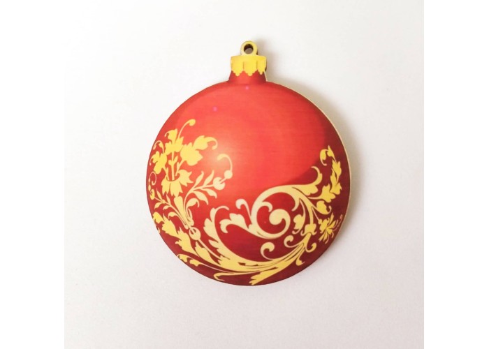 Ξύλινο Έγχρωμο διακοσμητικό στοιχείο Christmas #8 Ξύλινο Έγχρωμο διακοσμητικό στοιχείο Christmas #8