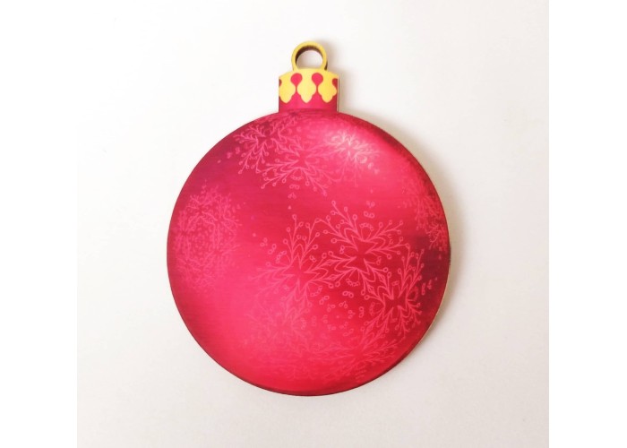 Ξύλινο Έγχρωμο διακοσμητικό στοιχείο Christmas #10 Ξύλινο Έγχρωμο διακοσμητικό στοιχείο Christmas #10