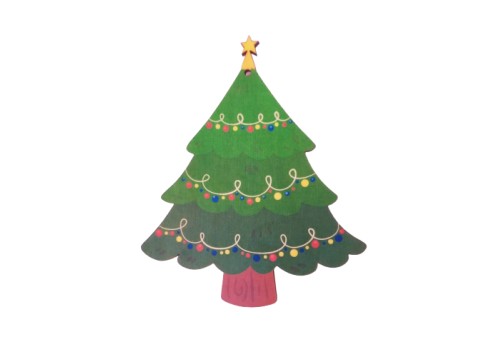 Ξύλινο Έγχρωμο διακοσμητικό στοιχείο Christmas #21 Ξύλινο Έγχρωμο διακοσμητικό στοιχείο Christmas #21