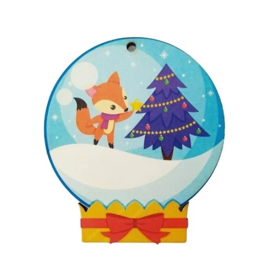 Ξύλινο Έγχρωμο διακοσμητικό στοιχείο Christmas #27