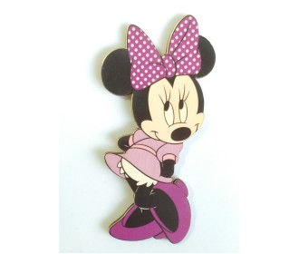 Minnie #4 εκτύπωση σε ξύλο