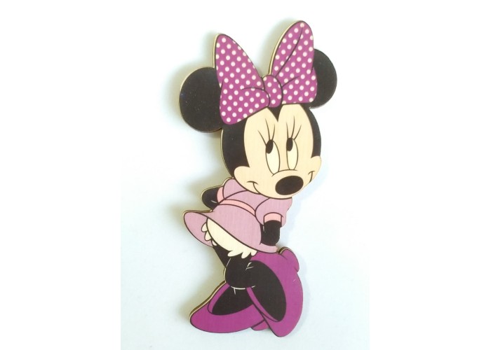Minnie #4 εκτύπωση σε ξύλο