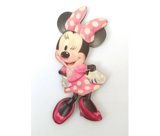 Minnie #5 εκτύπωση σε ξύλο