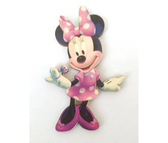 Minnie #6 εκτύπωση σε ξύλο