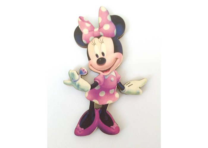Minnie #6 εκτύπωση σε ξύλο Minnie #6 εκτύπωση σε ξύλο