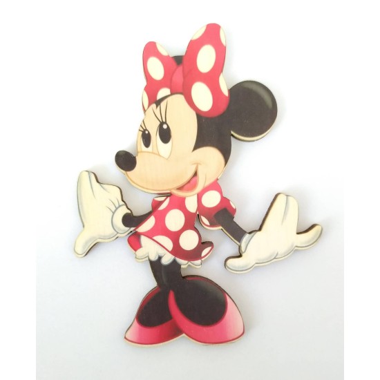 Minnie #8 εκτύπωση σε ξύλο Minnie #8 εκτύπωση σε ξύλο