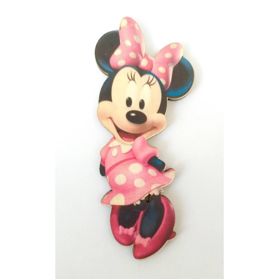 Minnie #10 εκτύπωση σε ξύλο Minnie #10 εκτύπωση σε ξύλο