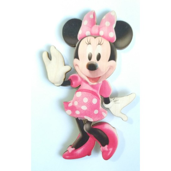 Minnie #12 εκτύπωση σε ξύλο Minnie #12 εκτύπωση σε ξύλο