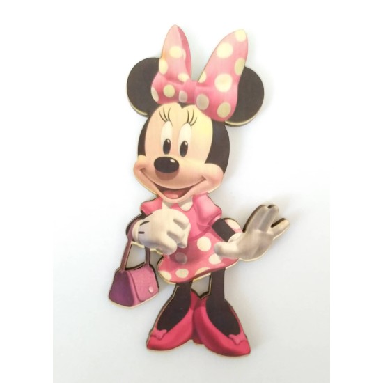 Minnie #13 εκτύπωση σε ξύλο Minnie #13 εκτύπωση σε ξύλο